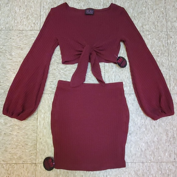 Hot Miami Styles Other - NEW HMS ribbed two piece set